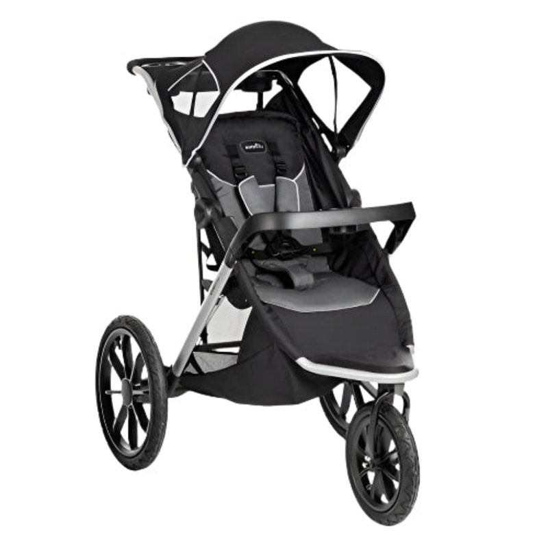 Evenflo Victory Plus Jogging Stroller, 2021, Gray Scale