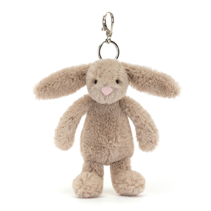 Jellycat Bashful Beige Bunny Bag Charm