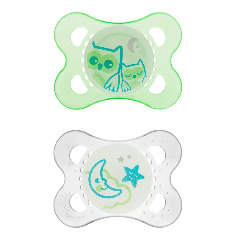 MAM Baby Night 0-6M Pacifier, 2pk – Unisex