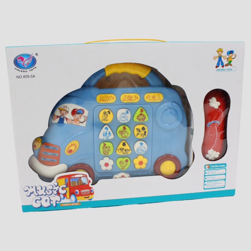 Music Car Musical Bus Shaped Phone – Blue