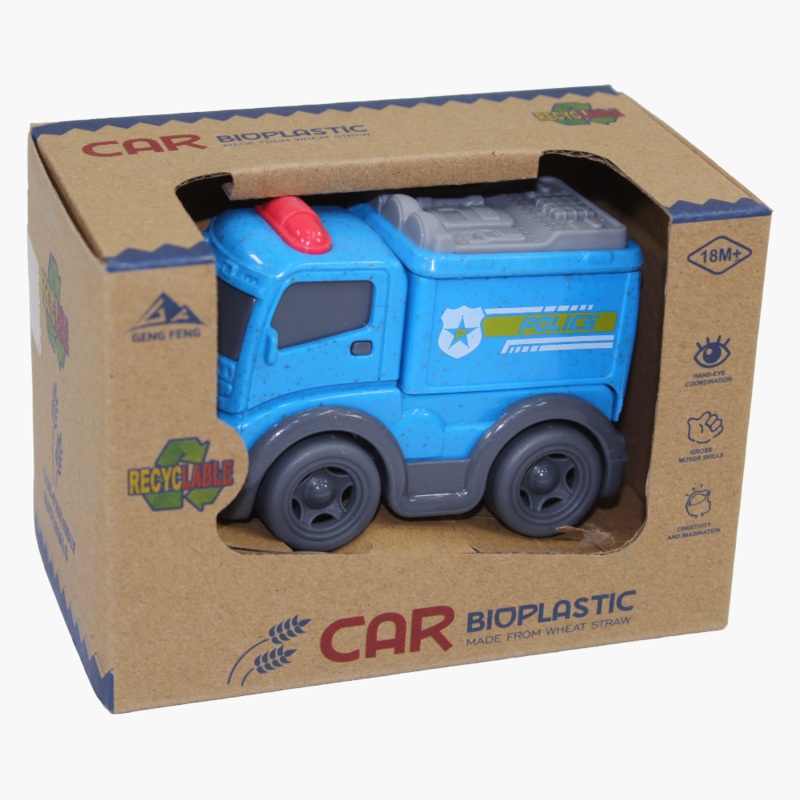 Recyclable Car Bioplastic – Police Car