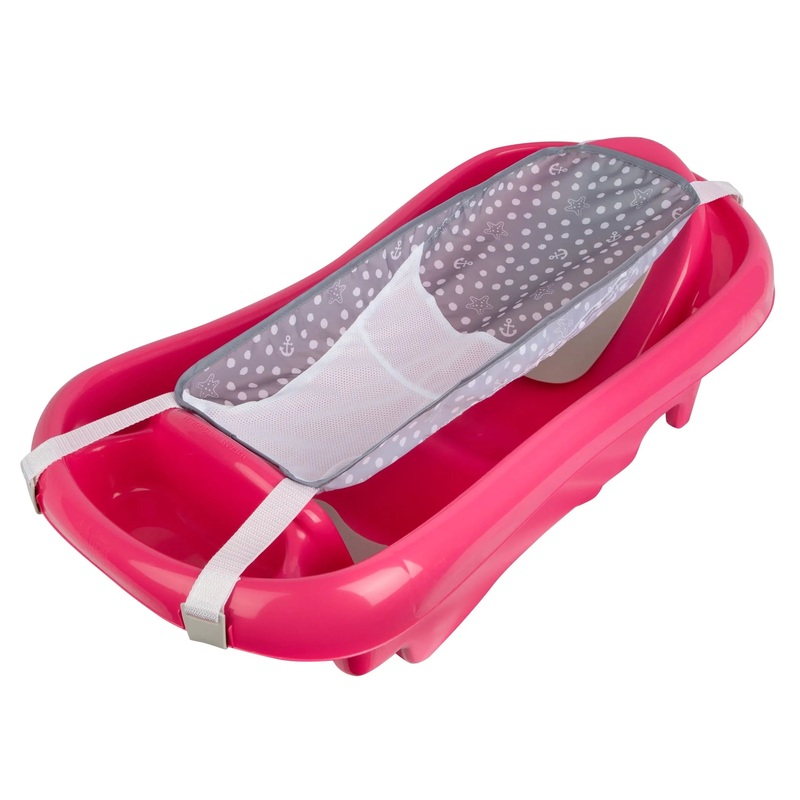 Sure Comfort Deluxe Newborn to Toddler Bathtub – Pink (See Description)