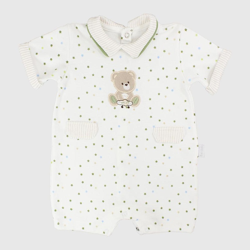Cute Bear Short-Sleeved Romper