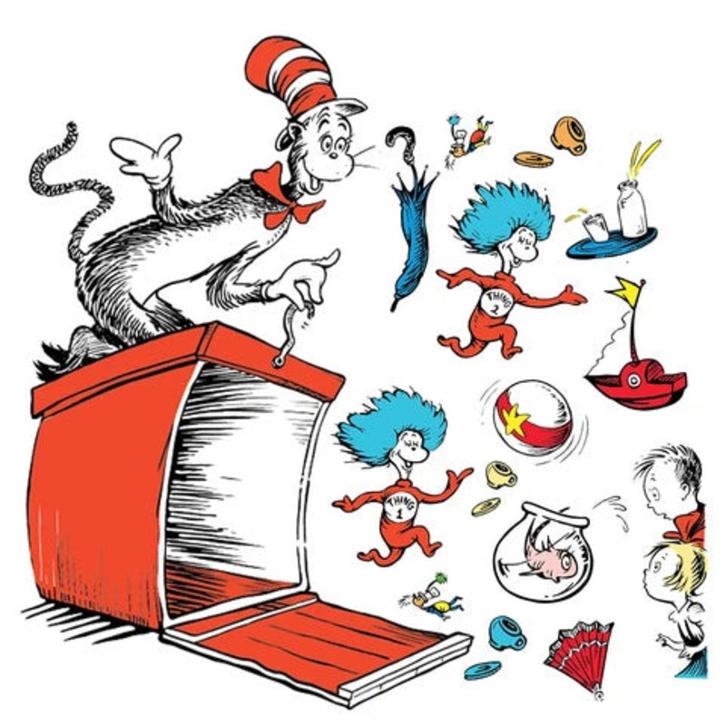 Dr. Seuss Giant Crate Bulletin Board Set