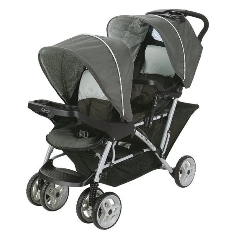DuoGlider Click Connect Double Stroller – Glacier