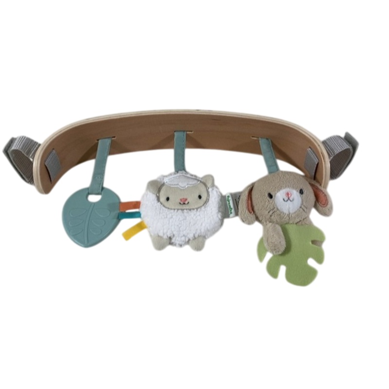 Ingenuity Soothing Essentials Wood Carrier Toy Bar