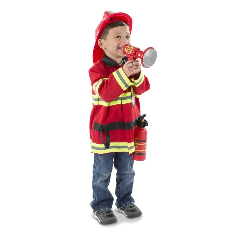 Melissa & Doug Role Playing Costume Set Fire Chief
