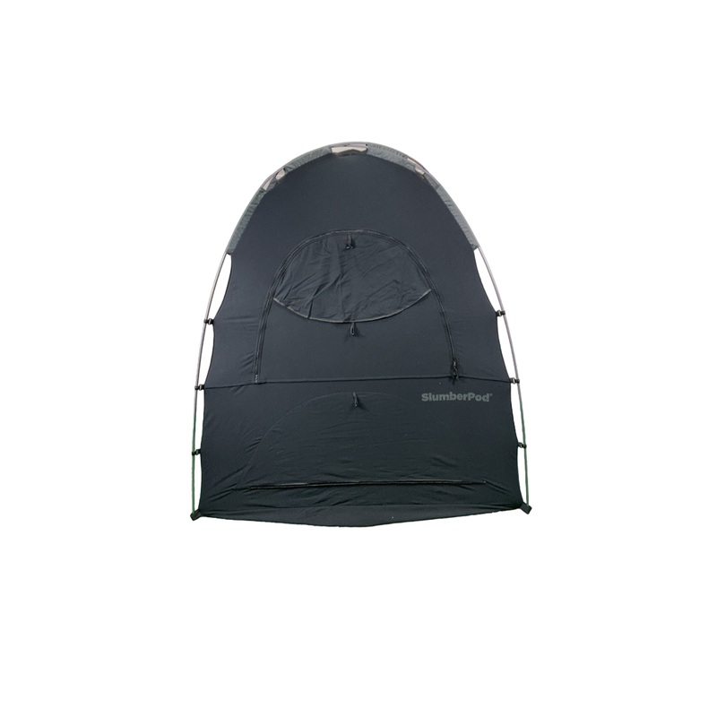 SlumberPod 2.0 Sleep Canopy, Black with Gray