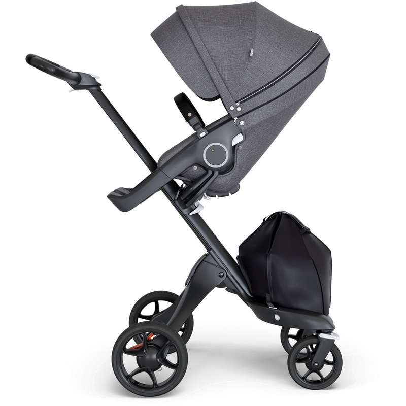 Stokke Xplory 2018 Stroller – Black Melange/Black/Black