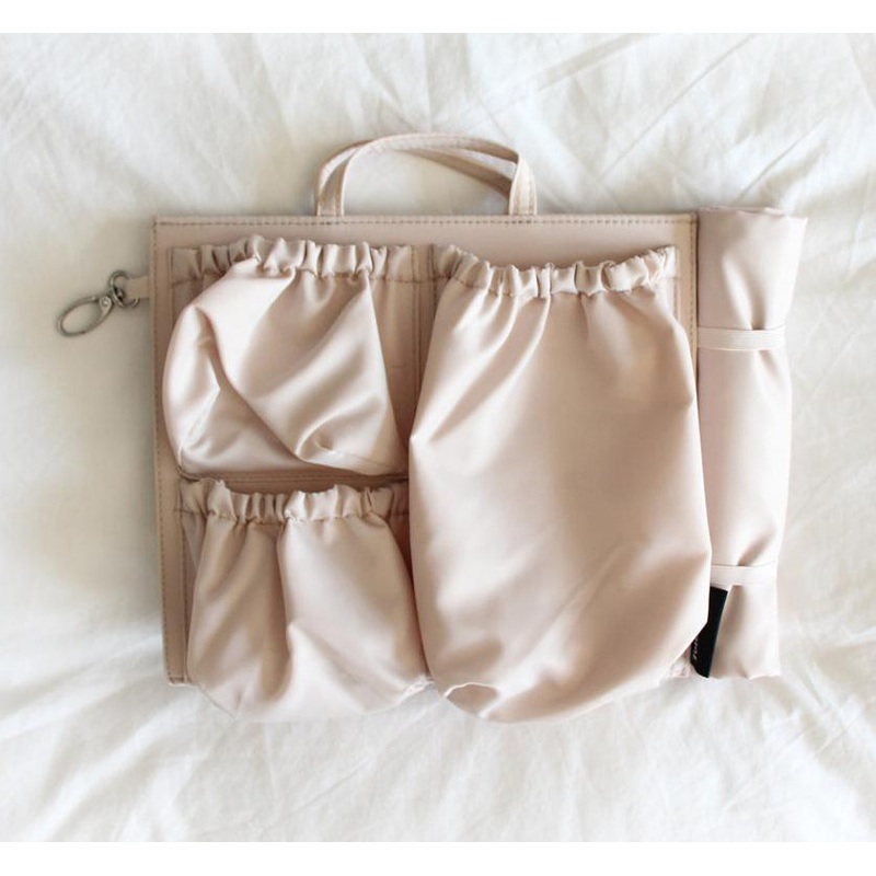 ToteSavvy Mini Bag Organizer – Almond