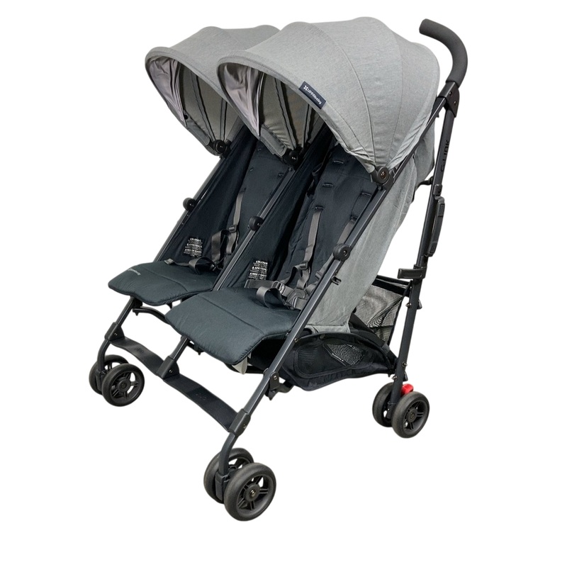 UPPAbaby G-Link V2 Double Stroller, 2022, Greyson (Charcoal Melange)