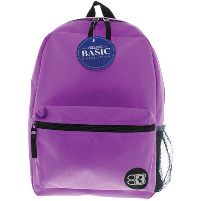 BAZIC 16″ Basic Backpack, Purple