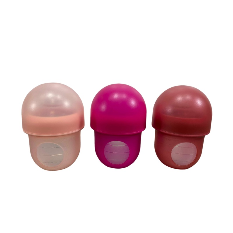 Boon Nursh Bottles 3 Pack, Slow, Pink, 4oz