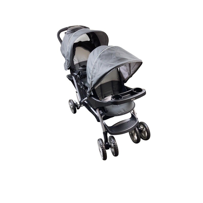 Graco DuoGlider Double Stroller, 2023, Glacier