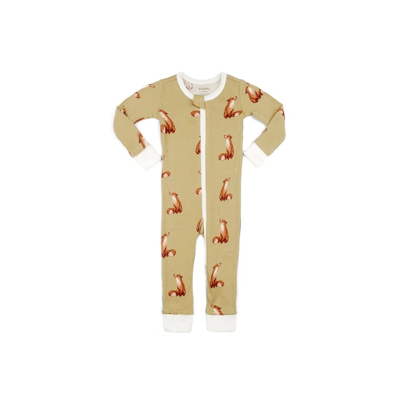 Milkbarn Gold Fox Organic Pajamas