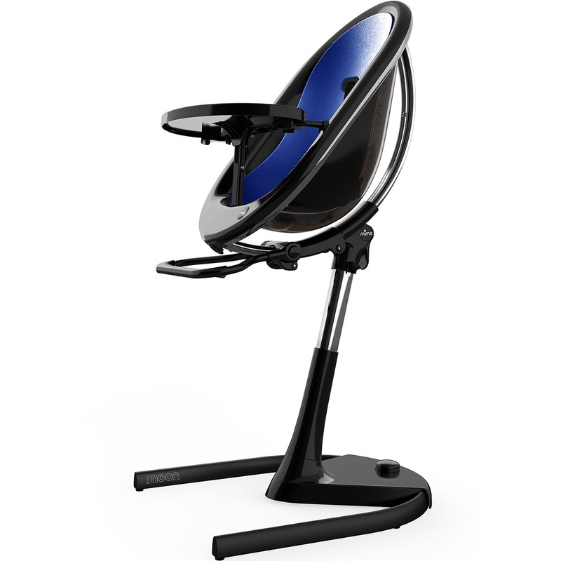 Mima Moon 2G High Chair – Black / Royal Blue