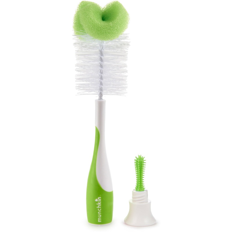 Munchkin Sponge Bottle Brush – Green
