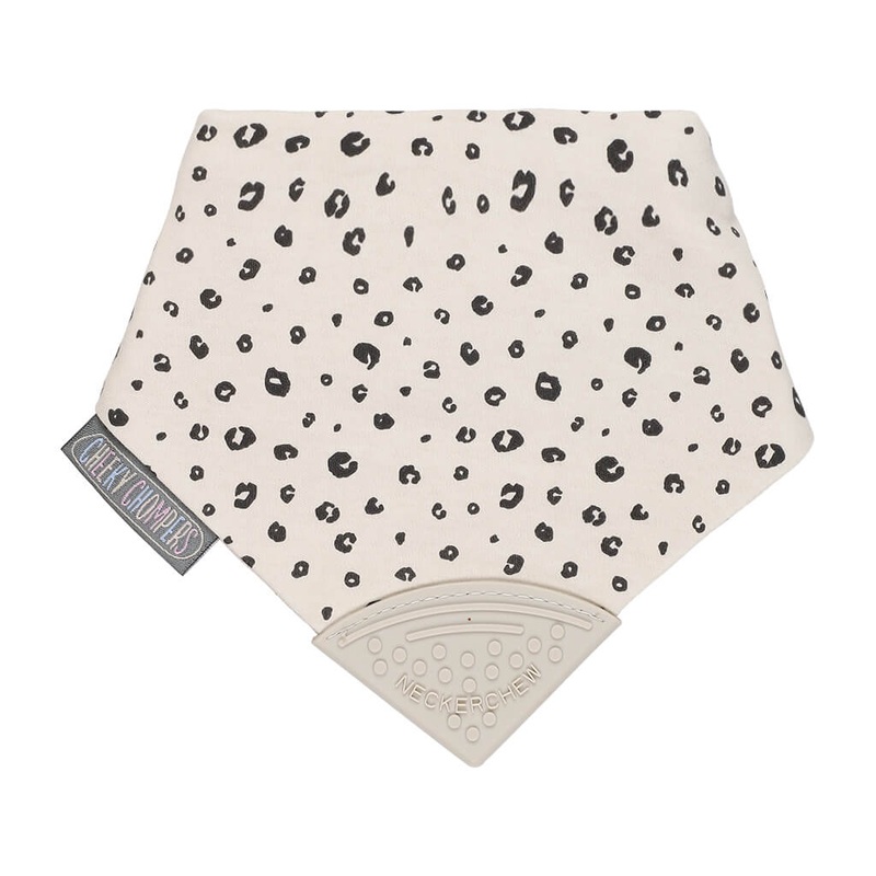 Neckerchew Bib Leopard Spot