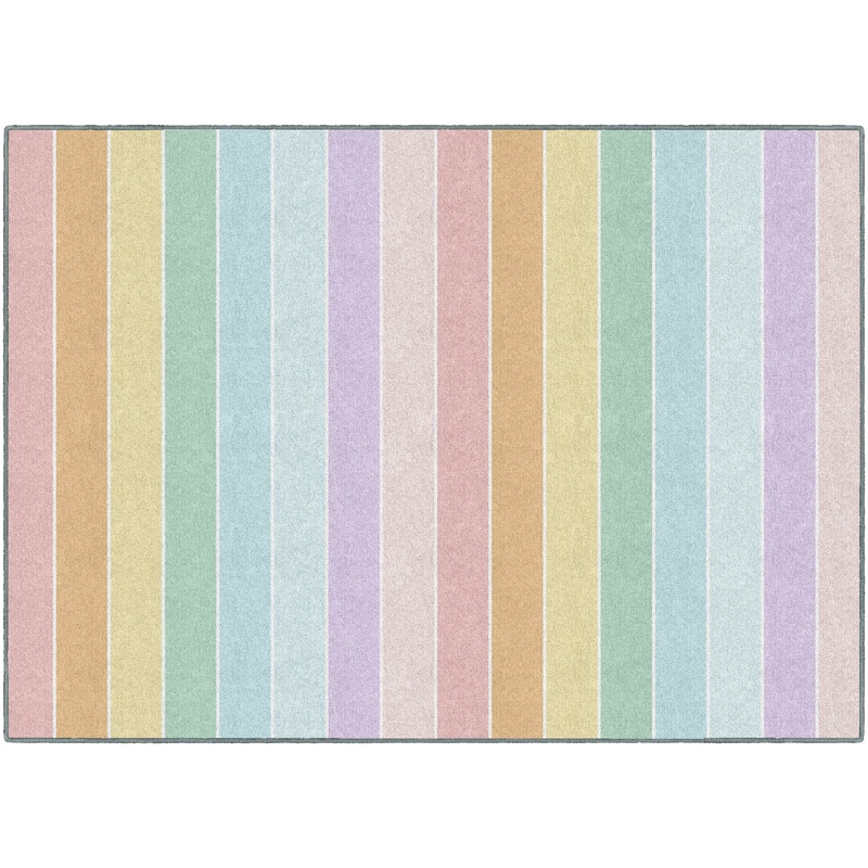 Pastel Rainbow Stripe Rug By Schoolgirl Style