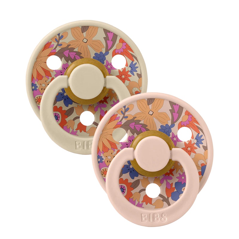 Bibs x Liberty Colour 2 Pack Round – June Blossom/Blush Mix