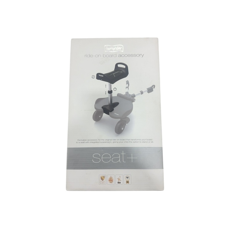 Bumprider Seat+ for Ride-On Board, Black