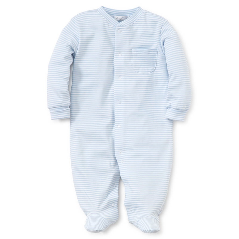 Kissy Kissy Footie Simple Stripes Blue