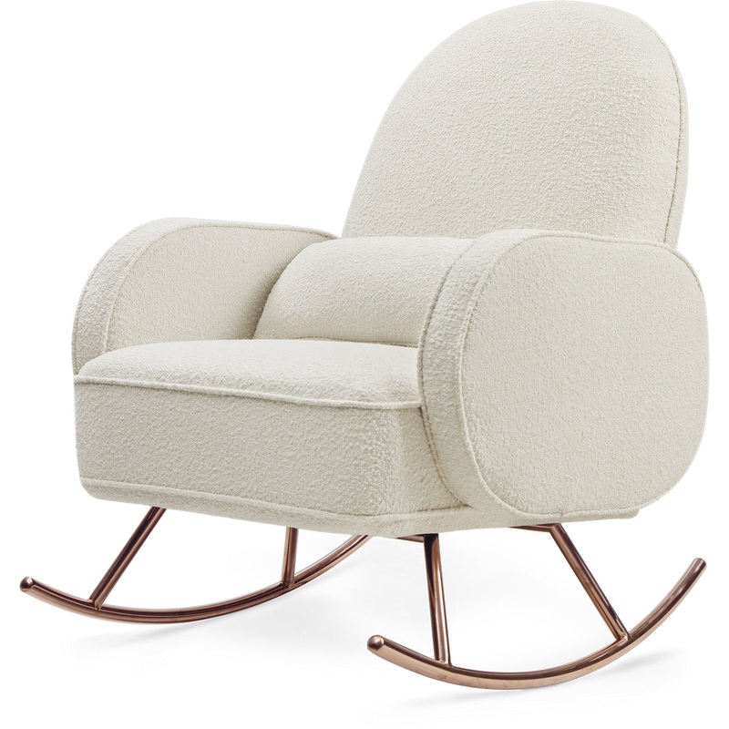 Nursery Works Compass Rocker – White Boucle