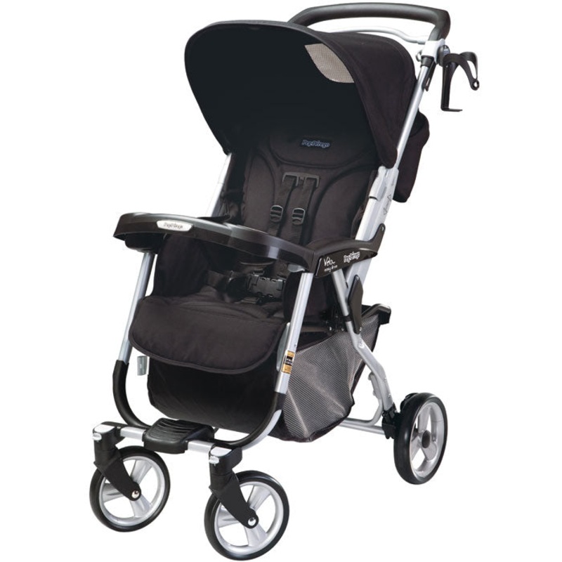 Peg Perego Vela Easy Drive Lightweight Compact Stroller – Nero