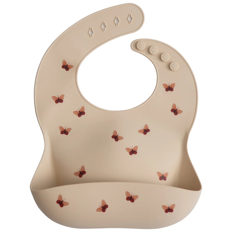 Silicone Bib – Butterflies