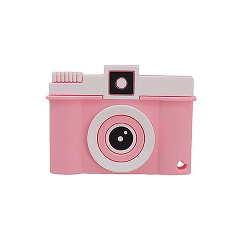 Silicone Teether Camera Pink