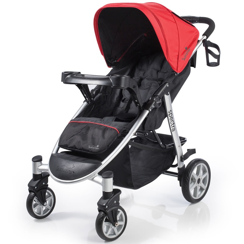 Summer Infant Spectra Stroller – Jet Set/Red