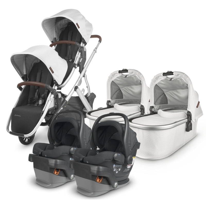 UPPAbaby VISTA V2 Twin Double Stroller + MESA V2 Travel System Bundle – Bryce / Jake