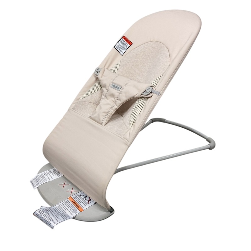 BabyBjorn Bouncer Balance, Light Gray Frame, Light Beige
