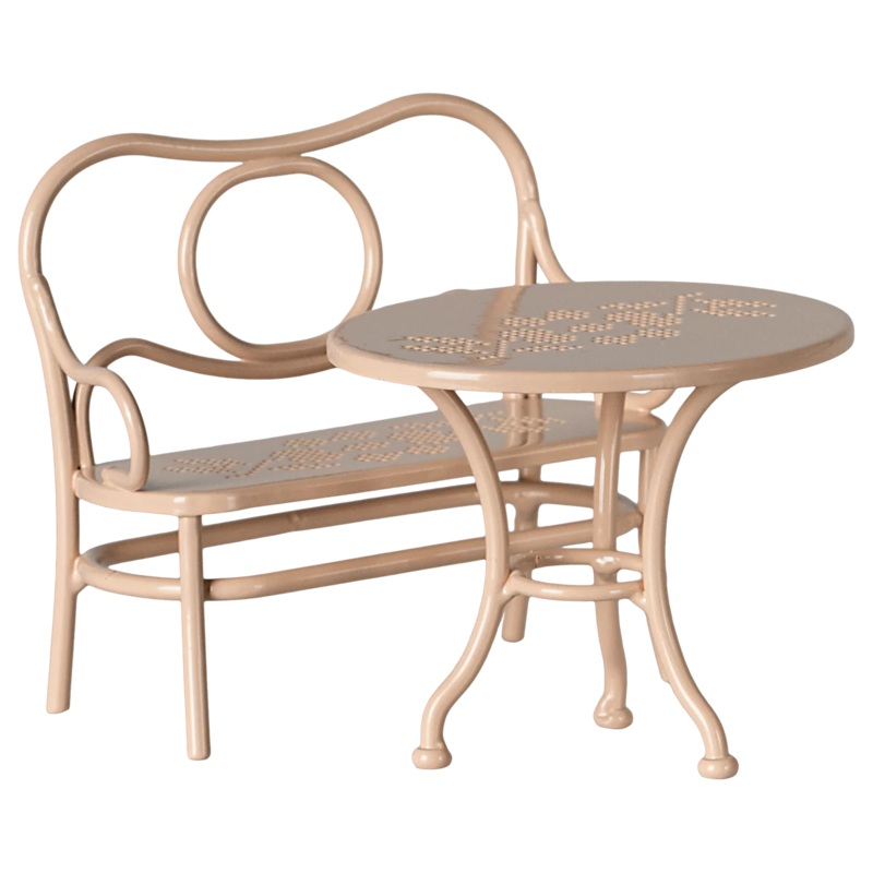 Maileg Mouse Cafe Set Big – Pale Pink