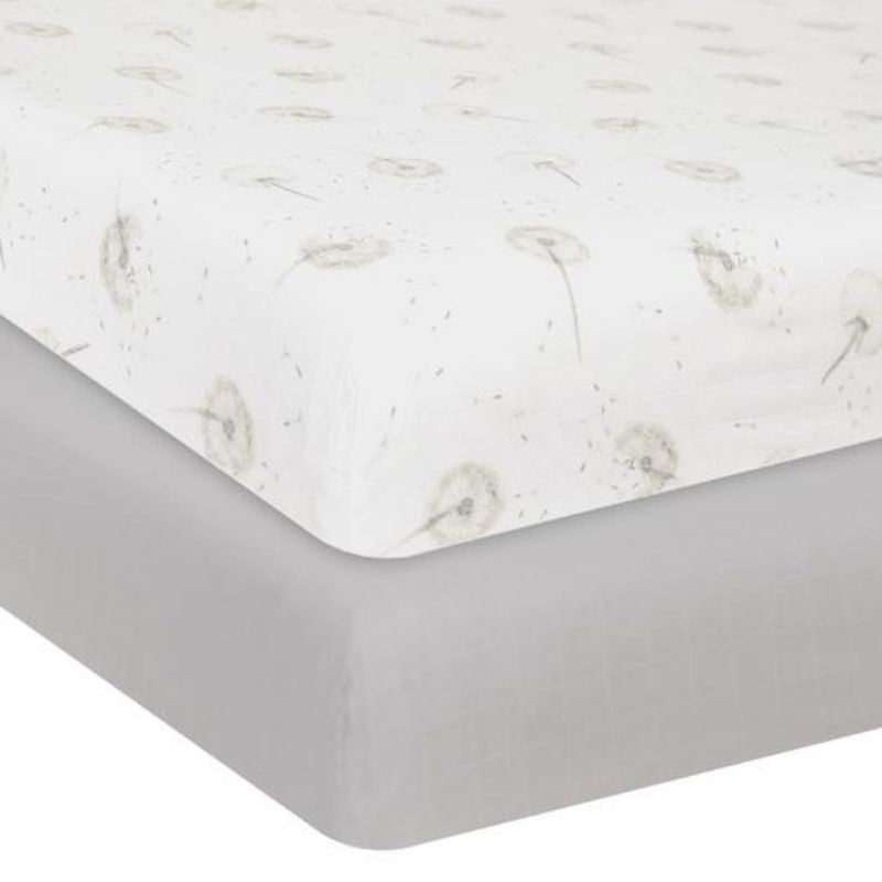 Organic Muslin Crib Sheet – 2 Pack