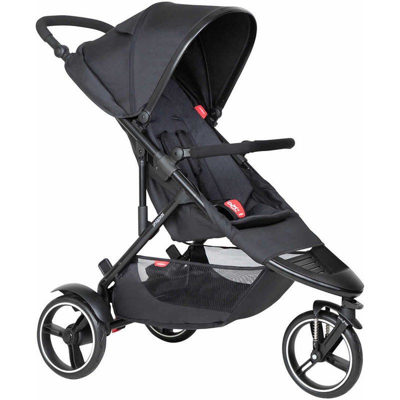 Phil & Teds Dot Stroller & Liner – Black/Black