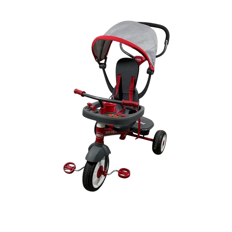 Radio Flyer 4-in-1 Stroll ‘n Trike, Push Trike for Toddlers (484Z), Red