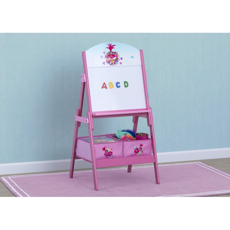 Trolls World of Tour Wooden Activity Easel with Storage
