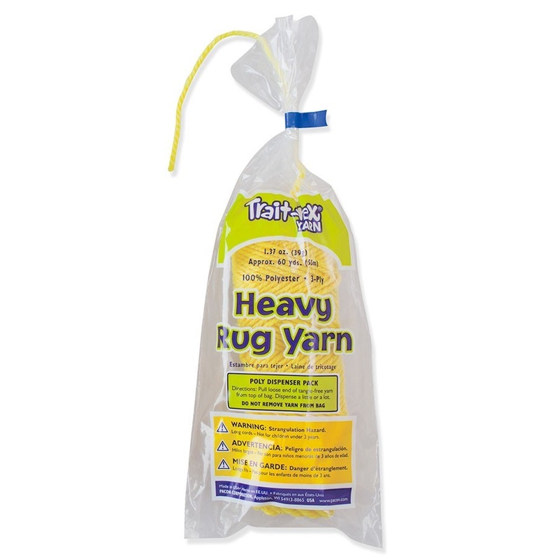 Yellow Heavy Rug Yarn