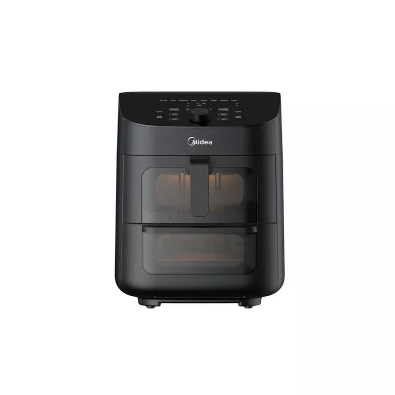 11 QT Smart Two-Zone Air Fryer Oven with Sync Finish Cooking (See Description)