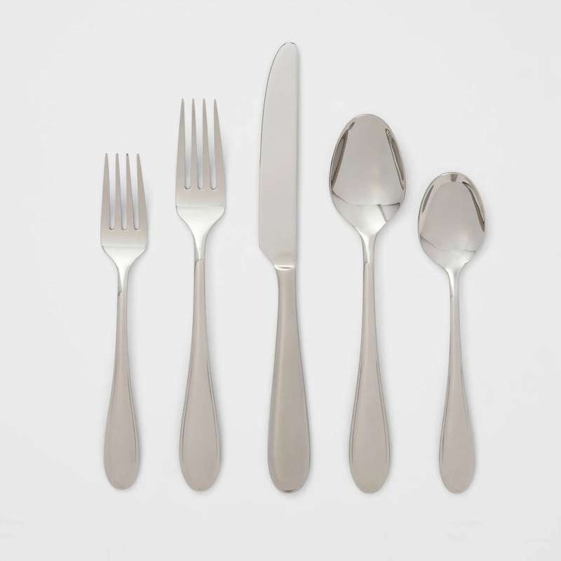 20pc Luxor 18/10 Stainless Steel Flatware Set – Threshold Signature
