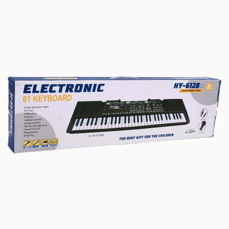 61-Key Kids Piano Keyboard with Microphone and USB MP3 Playback