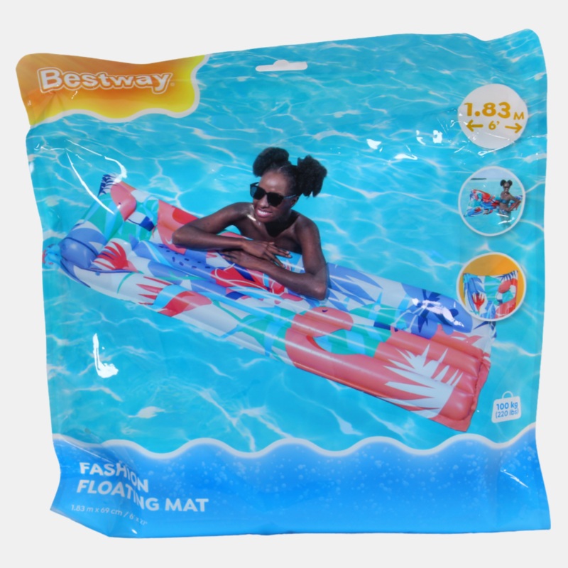 Bestway 6′ x 27″/ 1.83m x 69cm Fashion Floating Mat