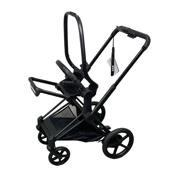 Cybex E-PRIAM Stroller Frame Only, 2019, Matt Black, without Battery