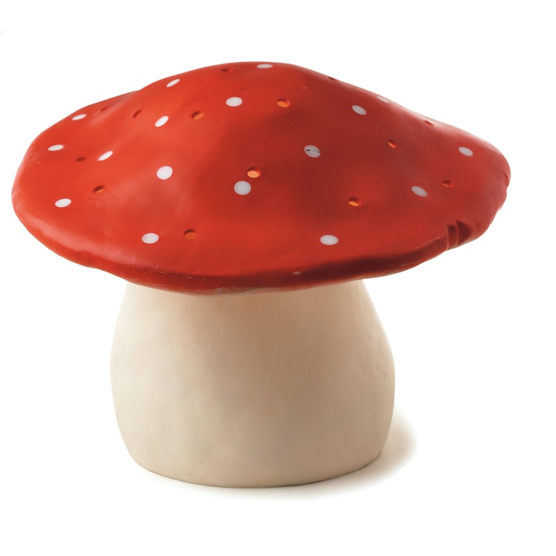 Egmont Medium Mushroom Lamp – Red