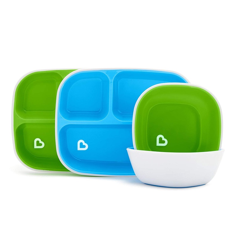 Splash Dining Set – Blue/Green – 4pk