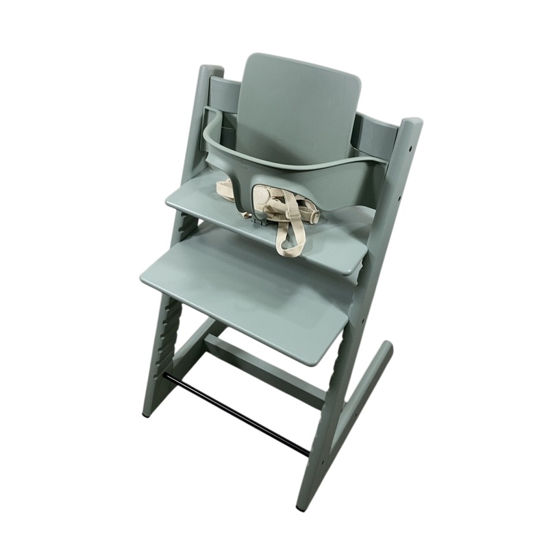 Stokke Tripp Trapp High Chair With Baby Set, Glacier Green
