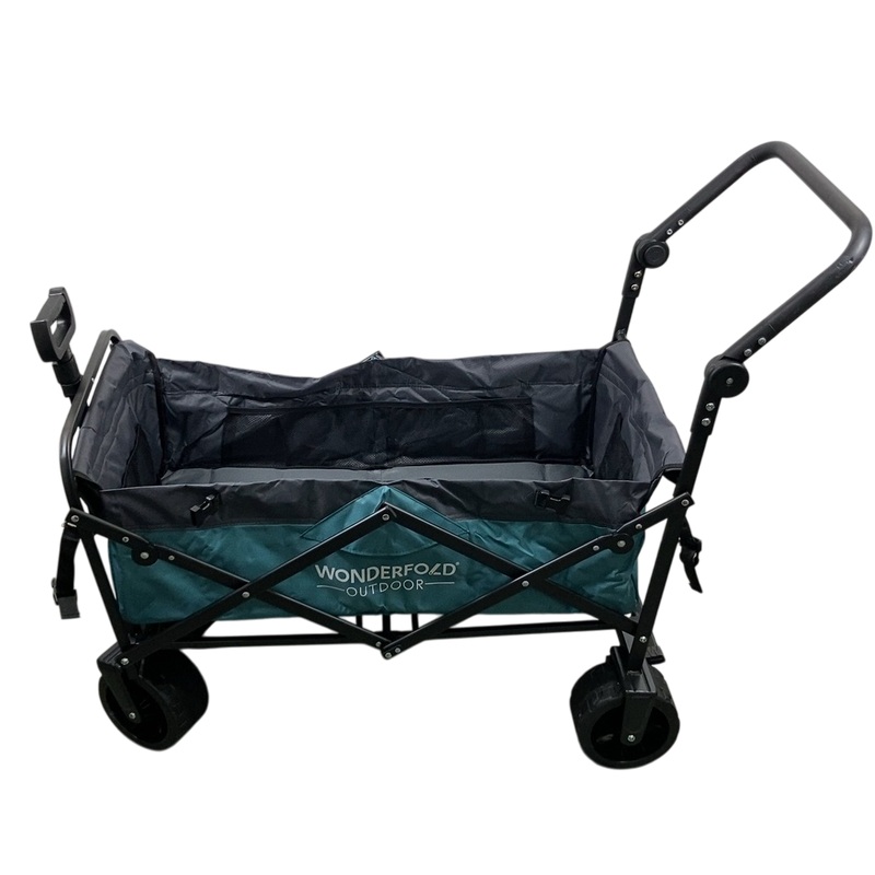 Wonderfold S3 Outdoor Utility Wagon, Hunter Green & Gray