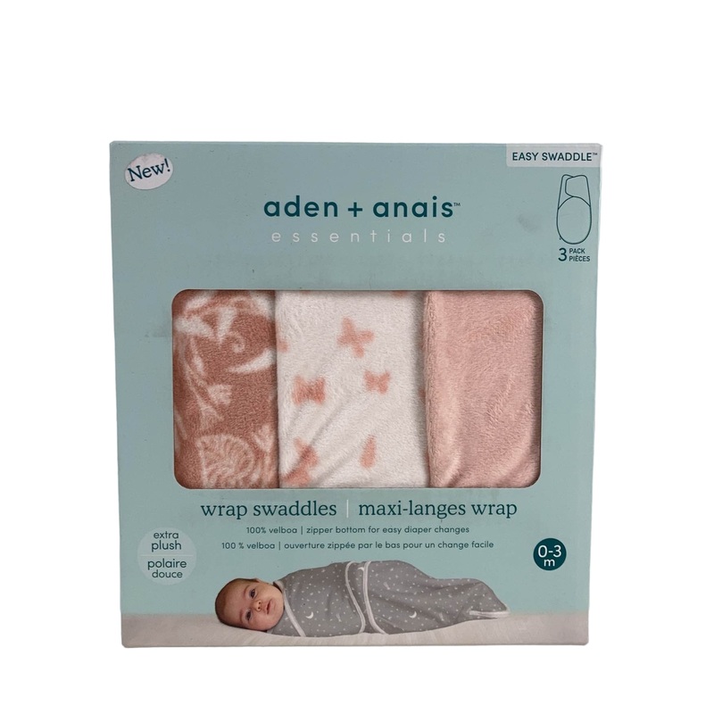 Aden + Anais Essentials Easy Wrap Swaddle, Keep Rising, Small (0-3 Months)