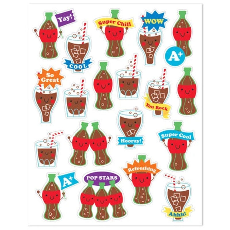 Cola Scented Stickers